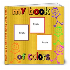 jack colors book 6-9 mo - 8x8 Photo Book (20 pages)