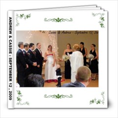 ANDREWS WEDDING - 8x8 Photo Book (20 pages)