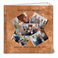 WEST FAMILY REUNION - 8x8 Photo Book (39 pages)