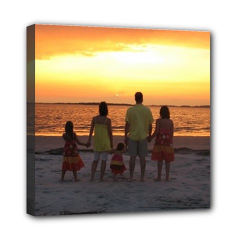 Tybee Island Sunset - Mini Canvas 8  x 8  (Stretched)