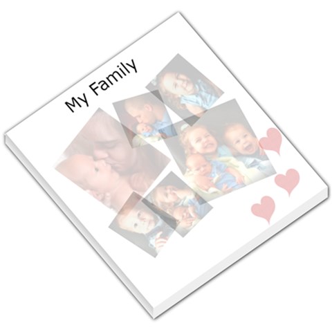 My Family Note Pad By Danae Thomas