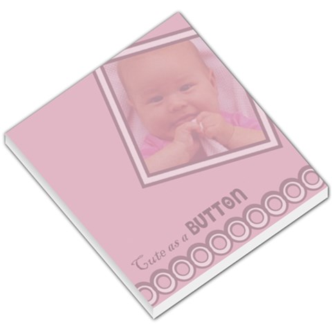 Baby Girl Notepad By Carmensita