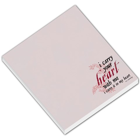 Memo Pad, Love