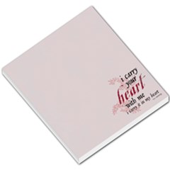 Memo Pad, love-carry your heart - Small Memo Pads