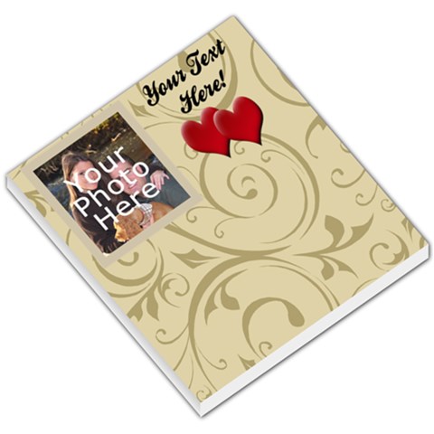 Heart Memo Pad By Angela