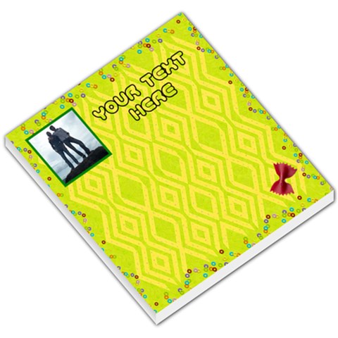 Yello Small Memo Pad By Ashwin