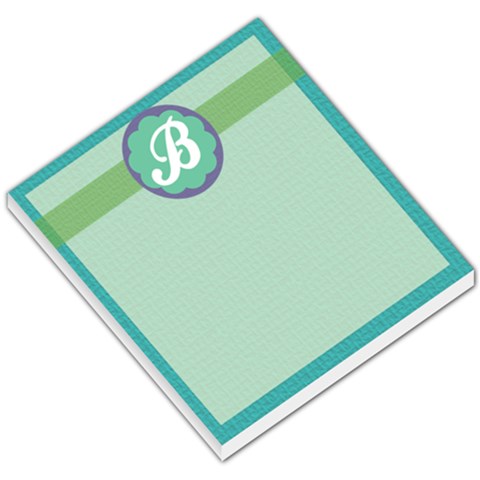 Blue Green Purple Monogram By Klh