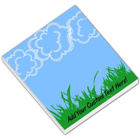 Blue Sky Memo Pad By Angela