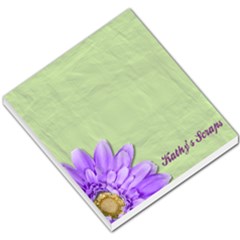 Green and Purple Daisy Memo Pad - Small Memo Pads