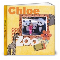 Chloe Goes To The Zoo - 8x8 Photo Book (20 pages)