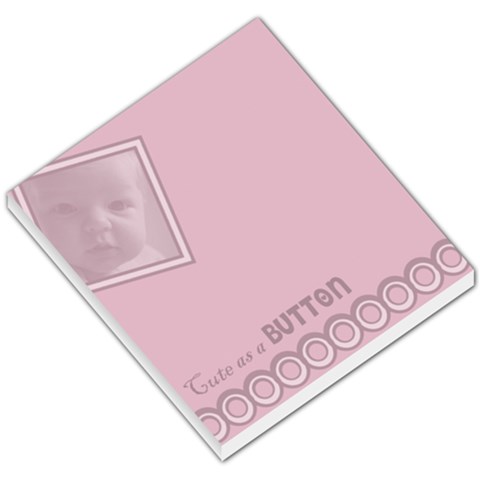 Baby Girl Notepad By Sandy Barnhart