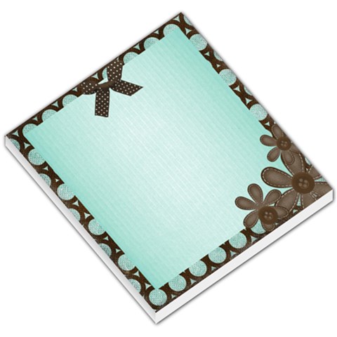 Polka Dot Poppy Memo Pad By Lindsay Voye