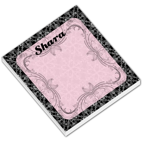 Pink Damask Memo Pad By Klh