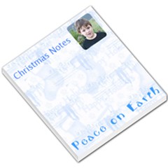 Blue Christmas Memo Pad - Small Memo Pads