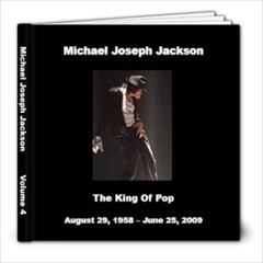 Michael Jackson 4 - 8x8 Photo Book (39 pages)