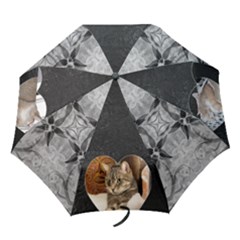 My Boys Black & White Umbrella - Folding Umbrella