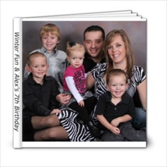 WInter fun & Alex s 7th Birthday - 6x6 Photo Book (20 pages)