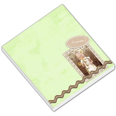 Princess Christmas Notepad By Sheena