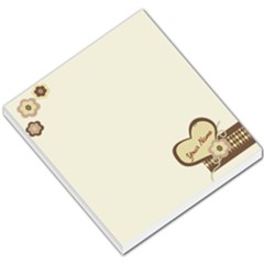 Hearts & Flowers Custom Memo Pad Small - Small Memo Pads