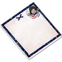 Blue Swirls and Stars- Memo Pad - Small Memo Pads