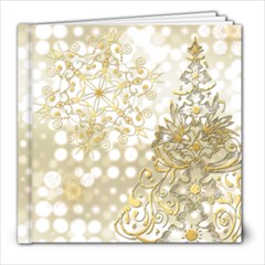 8x8 xmas swirls album - 8x8 Photo Book (20 pages)