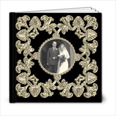Liquid Gold Wedding Album 6 x 6 20 page  - 6x6 Photo Book (20 pages)