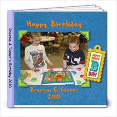 Tanner & Braxtons Birthday - 8x8 Photo Book (20 pages)