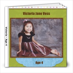 all about me at Age 4 - 8x8 Photo Book (30 pages)