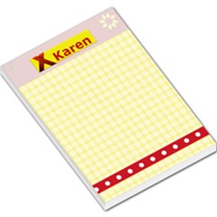 yellow & red notepad - Large Memo Pads