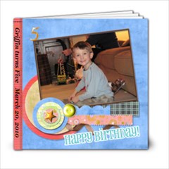 Griffin turns 5 - 6x6 Photo Book (20 pages)