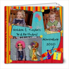 Kids 3rd Bday - 8x8 Photo Book (39 pages)