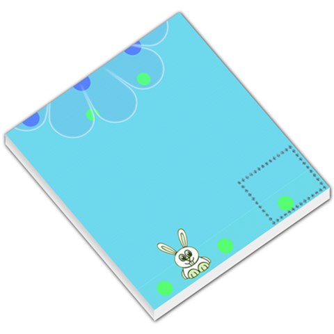 Bunny Memopad By Daniela