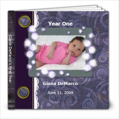 Giana s First Year - 8x8 Photo Book (20 pages)