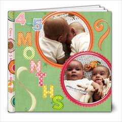 Claire & Caden 4-5 Months LAST ONE - 8x8 Photo Book (20 pages)