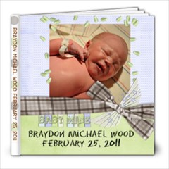 Braydon Baby  - 8x8 Photo Book (39 pages)