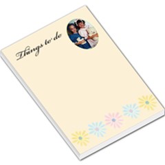 Things to do Buttercup Large Memo - Large Memo Pads
