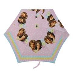 Pastel Buttercup Mini Folding Umbrella