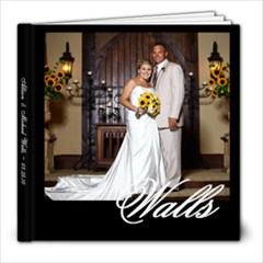 Walls Wedding Album - 8x8 Photo Book (20 pages)