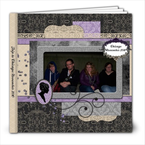 8x8 Scrapbook Page