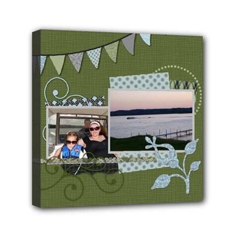 Summer Sophisticate 1 - 6x6 Stretched Canvas