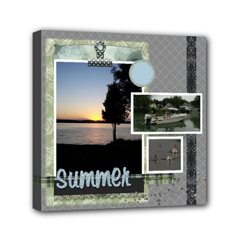 Summer Sophisticate 2 - 6x6 Stretched Canvas