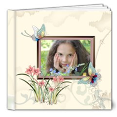 Flower Girl Pattern - 8x8 Deluxe Photo Book (20 pages)