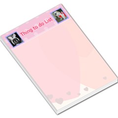 things to do list 2 - Large Memo Pads