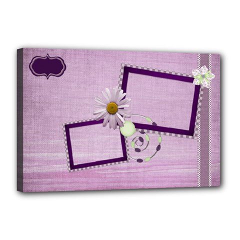 Lavender Rain Stretched Canvas 1