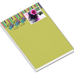 Large Memo Pads- Stripes and Flowers