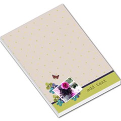 Large Memo Pads- Green and Violet Theme