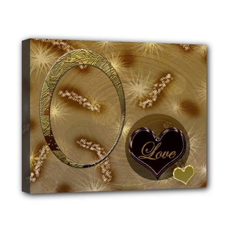 Love Tan 8x10 Stretched Canvas