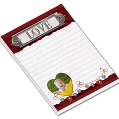 Love Red Large Memo Pad - Large Memo Pads