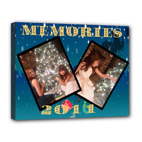 Christmas memories 14 x 11 stretched canvas - Canvas 14  x 11  (Stretched)
