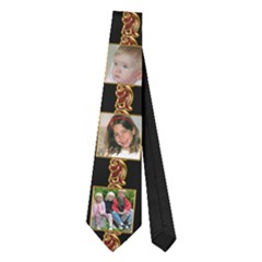 Gold Chain tie (2 sided) - Necktie (Two Side)